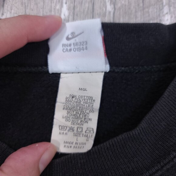 Nike Sweatshirt Mens Large Intimidation Reggie White Packers Crewneck 90s Vtg - Picture 7 of 7